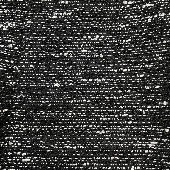 BANANA REPUBLIC Mottled Mini Skirt Sz 8 Black White - Picture 9 of 9